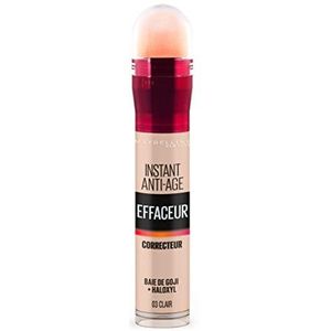 Maybelline New York - Concealer/Concealer Fluid – Instant Anti-Aging L'Effaceur – kleuring: helder (03) – 6,8 ml