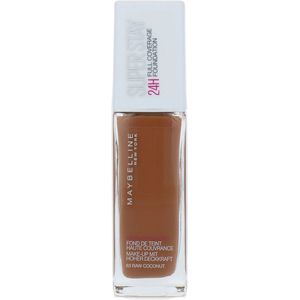 Maybelline New York Make Up, Super Stay 24h make-up, vloeibare, langdurige foundation, nr. 63 Raw Coconut, 30 ml