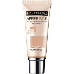 Maybelline Affinitone Hydraterende Make-up Tint 02 Light Porcelain 30 ml