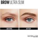 3x Maybelline Brow Ultra Slim Wenkbrauwpotlood 02 Soft Brown