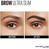 3x Maybelline Brow Ultra Slim Wenkbrauwpotlood 05 Deep Brown