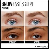 3x Maybelline Brow Fast Sculpt Wenkbrauwgel 10 Clear 6 ml