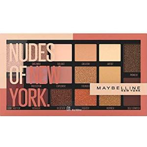 Maybelline New York Oogschaduwpalet, The Nudes Palette, 16 kleuren, Nudes of New York