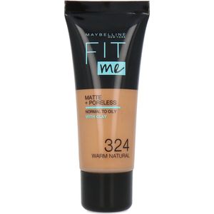 Maybelline - Fit Me Matte + Poreless Foundation - 324 Warm Natural