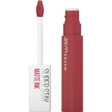 Maybelline New York - SuperStay Matte Ink Lipstick - 170 Initiator - Roze - Matte, Langhoudende Lippenstift - 5 ml