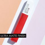 Maybelline New York - SuperStay Matte Ink Lippenstift - 325 Shot Caller - Rode - Matte, Langhoudende Lippenstift - 5 ml