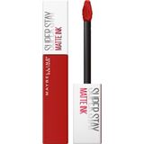 Maybelline New York - SuperStay Matte Ink Lipstick - 330 Innovator - Rood - Matte, Langhoudende Lippenstift - 5 ml