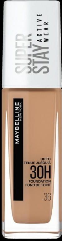 Maybelline SuperStay 30H Active Wear Foundation - 36 Warm Sun - Foundation - 30ml