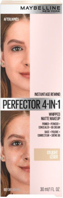 Maybelline - Instant Anti-Age Perfector 4-in-1 Matte Foundation 30 ml Nr. 01 - Light