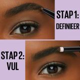 Maybelline New York Oog make-up Wenkbrauwen Express Brow Satin Duo No. 00 Light Blond