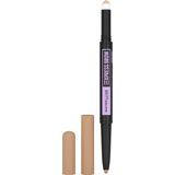 Maybelline New York Oog make-up Wenkbrauwen Express Brow Satin Duo No. 00 Light Blond