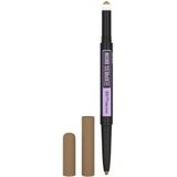 Maybelline New York - Express Brow Duo - Wenkbrauwpotlood en Poeder - 01 Dark Blonde