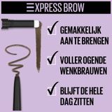 Maybelline New York - Express Brow Duo - 02 Medium Brown - Bruin Wenkbrauwpotlood en Poeder