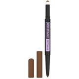 Maybelline New York Express Brow Satin Duo Augenbrauenstift und -puder in Nr. 02 Medium Brown, mittelbraun