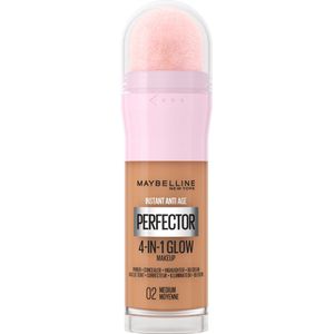 3x Maybelline Instant Anti-Age Perfector 4-in-1 Glow Concealer 02 Medium Moyen 20 ml