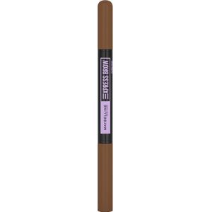 3x Maybelline Brow Satin Duo Wenkbrauwpotlood en Poeder 02 Medium Brown