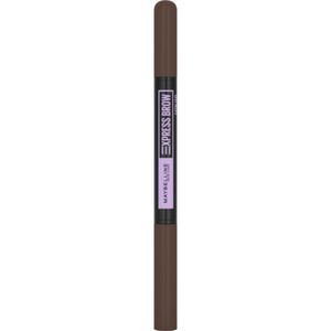 Maybelline - Brow Satin Duo - Wenkbrauwpotlood en Poeder - 04 Dark Brown - 3x
