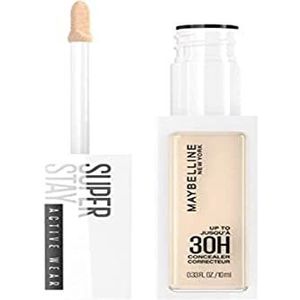 Maybelline New York Concealer Concealer, houdt tot 30 uur, alle huidtypes, Superstay Active Wear, kleur: ivoor (05), 10 ml