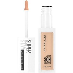 Maybelline New York - SuperStay Active Wear Concealer - 20 Sand - Langhoudende Concealer - 10 ml