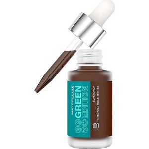 Maybelline - Superdrop Green Edition Tinted Oil - Gezichtsolie - Teint 100 - Voor Alle Huidtypes