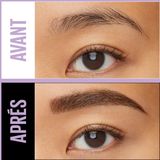 Maybelline New York - Express Brow Shaping Pencil - 02 Soft Brown - Bruin Wenkbrauwpotlood en Borstel