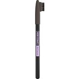 Maybelline New York - Express Brow Shaping Pencil - 04 Deep Brown - Bruin Wenkbrauwpotlood en Borstel