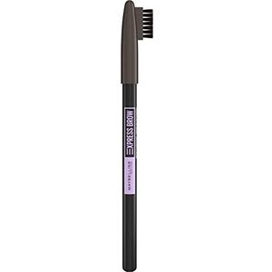 Maybelline New York - Express Brow Shaping Pencil - 04 Deep Brown - Bruin Wenkbrauwpotlood en Borstel