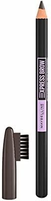 Maybelline New York - Express Brow Shaping Pencil - 05 Black Brown - Zwart Wenkbrauwpotlood en Borstel