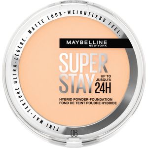 Maybelline SuperStay 24H Hybrid Powder-Foundation Compacte Poeder Foundation voor Matte Uitstraling Tint 06 9 gr