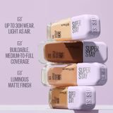 MAYBELLINE NEW YORK SuperStay Lumi-Matte Foundation - Tint 118 - 35 ml
