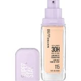 Maybelline - Superstay Lumi Matte Foundation - 30ml - Kleur 115