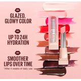 Maybelline New York Lifter Glaze Oil 002 Pink Drip Lippenbalsem - Tot 24 uur hydratatie - Met glanzende pigmenten - 3 gr