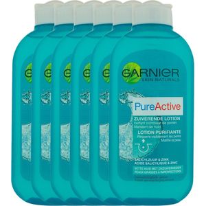 6x Garnier Pure Active Reinigende Lotion 200 ml