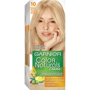 Garnier - Color Naturals - Permanente Haarverf - Kleurcrème - 1e Bescherming - 100% Grijs Haar Dekking