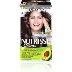 Garnier - Nutrisse Ultra Crème - Permanente Haarkleuring - Middenbruin - 3x