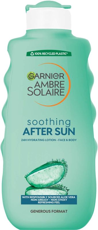 Garnier - After Sun Lotion - Gezicht en Lichaam - Aloë Vera - 400 ml