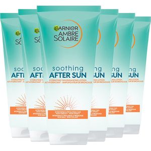 6x Garnier Ambre Solaire Aftersun Melk met Zelfbruiner 200 ml