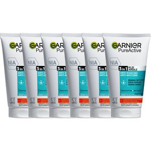 Garnier - PureActive 3-in-1 - Reiniging - Klei - Voor Gemengde Huid