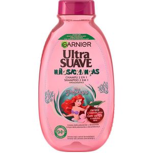 Garnier Shampoo voor meisjes, ultra dessert, kersen en amandel, 2-in-1, zachte shampoo voor kinderen, 300 ml