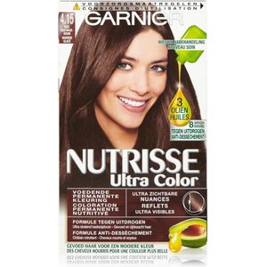 Garnier Nutrisse Ultra Color 4.15 - Kastanje Bruin - Haarverf