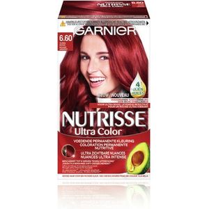 Garnier Nutrisse Haarverf - 6.60 Rouge Vibrant - Voordeelverpakking