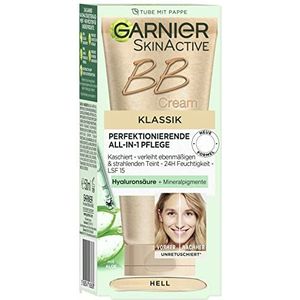 Garnier SkinActive BB Cream – all-in-1 dagverzorging met hyaluronzuur en aloë vera, camoufleert onregelmatigheden, SPF 15, klassiek, licht, 50 ml