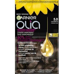 Garnier Olia Garnier Olia haarkleuring - 5.0 - Lichtbruin - zonder ammoniak
