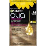 Garnier Olia Lichtblond 8 - Permanente Haarkleuring Zonder Ammoniak