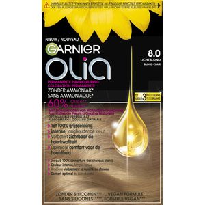 Garnier Olia Lichtblond 8 - Permanente Haarkleuring Zonder Ammoniak