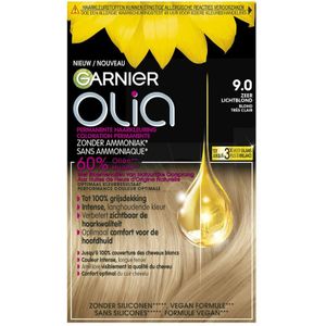 Garnier - Olia - Permanente Crèmekleuring - 9.0 Zeer Lichtblond - 3x