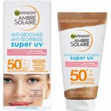 6x Garnier Ambre Solaire Sensitive Expert+ SPF 50+ Gezicht Zonnebrandcréme 50 ml