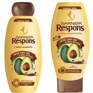 Garnier - Respons Avocado & Shea - Shampoo & Conditioner - Avocado & Sheaboter
