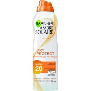 Garnier Ambre Solaire - Dry Protect - Zonnebrand Spray - 200ml - SPF 20