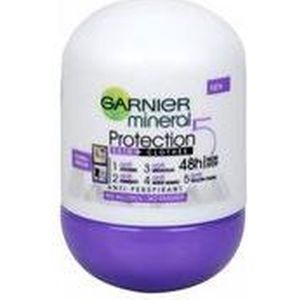 Garnier - Mineral 5 Protection - Antitranspirant Roll-On - Floral Fresh - 50 ml